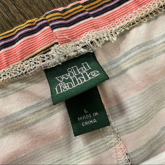 Wild Fable Striped Strapless Mini Dress Size Large New With Tags Bodycon - Picture 5 of 7